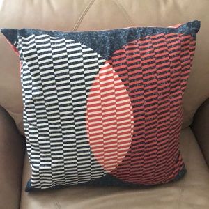 Two sided IKEA cotton accent pillow